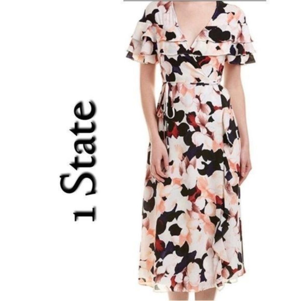 1.State Wrap Floral Dress NWT size 1X